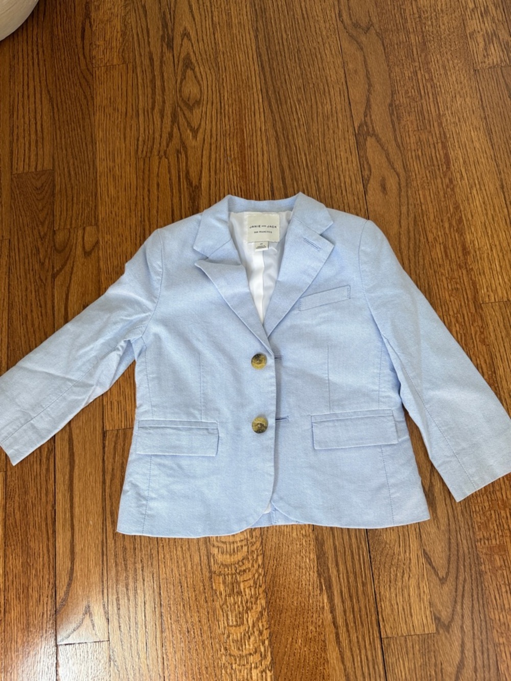 Janie and Jack Pale Blue Boys' Blazer